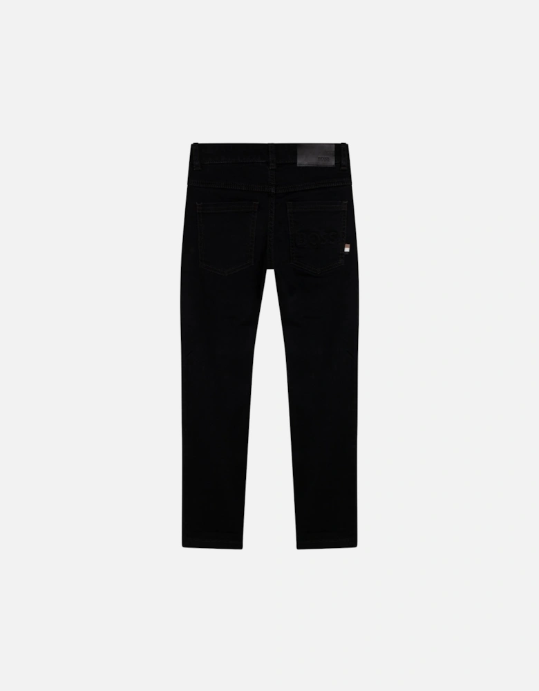 Kenzo Kids Juniors Black Denim Jeans (Black)