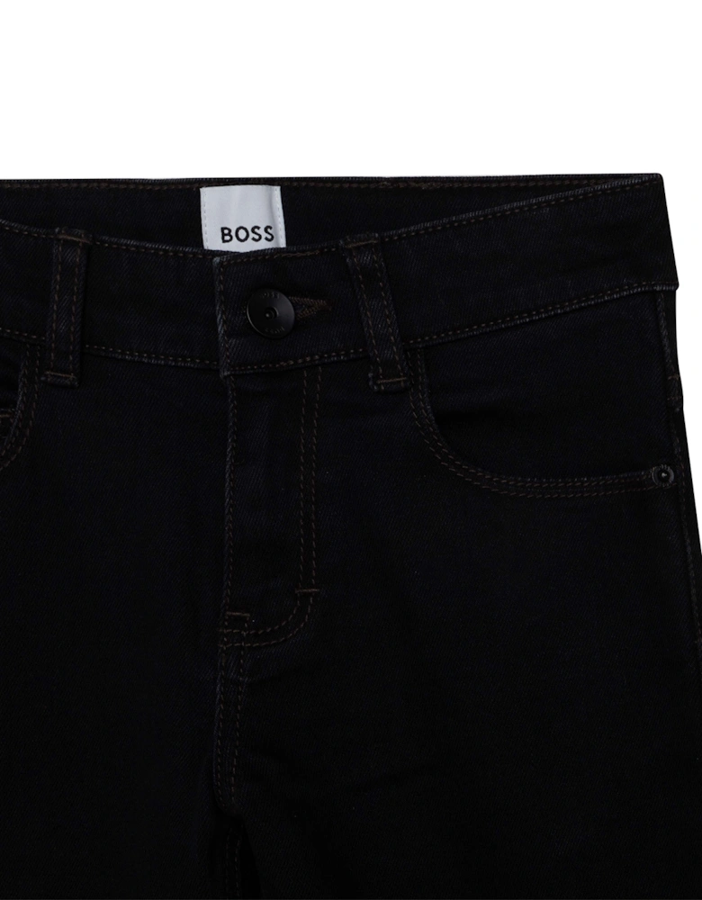 Kenzo Kids Juniors Black Denim Jeans (Black)