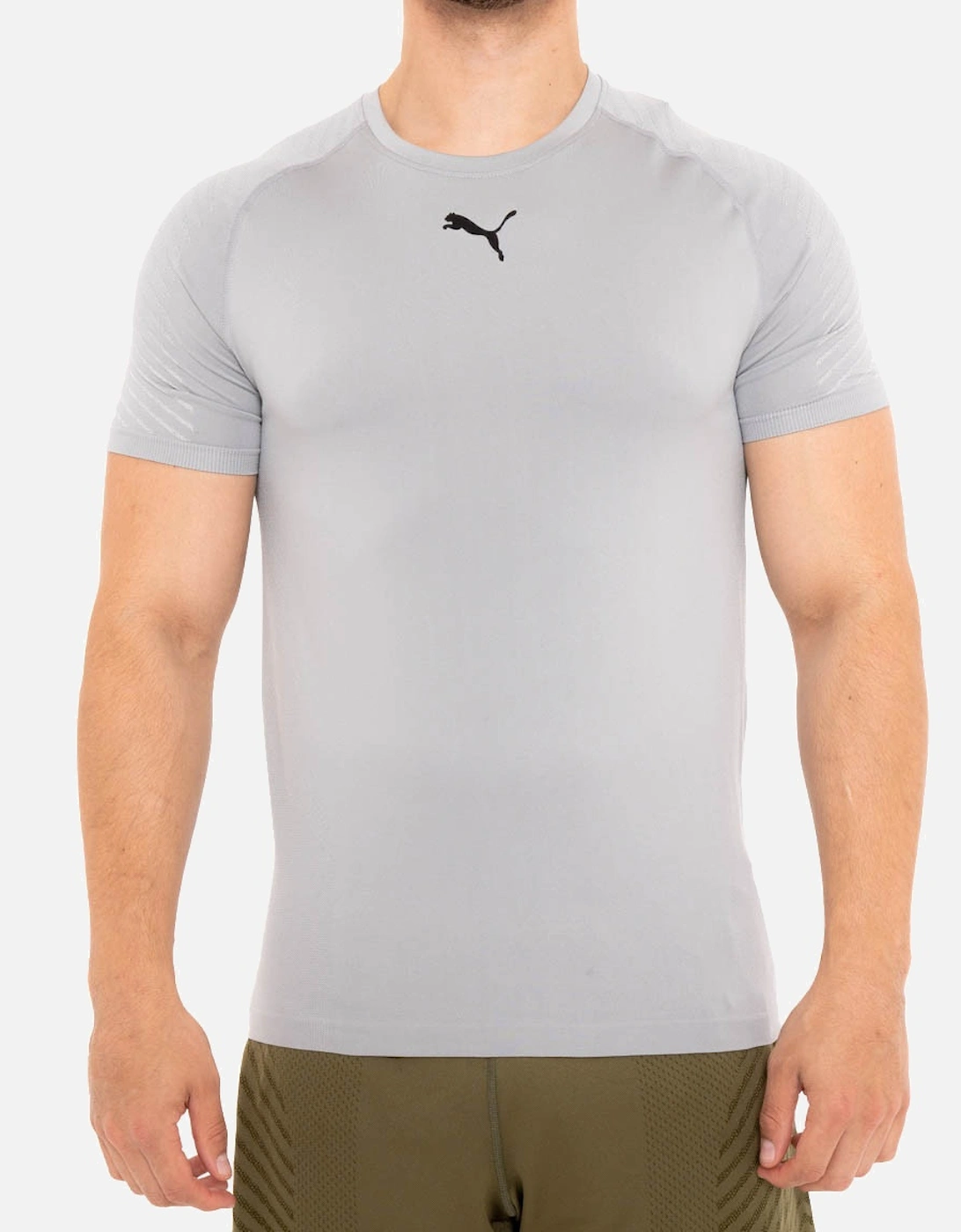 Mens Formknit Seamless T-Shirt (Grey), 4 of 3