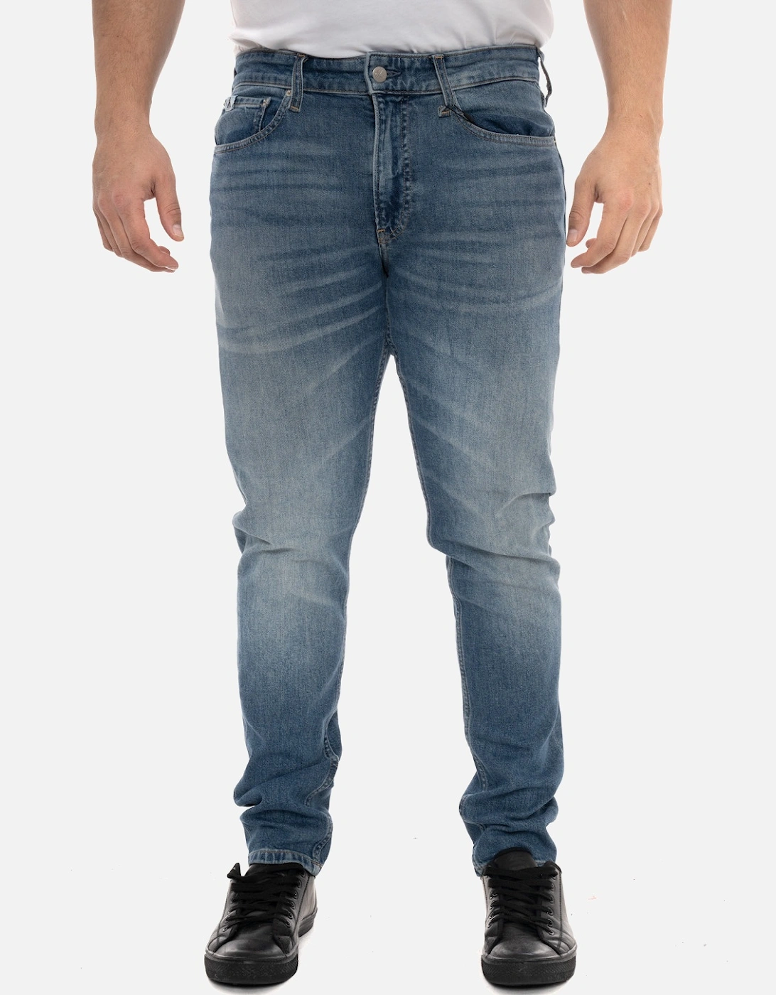 Mens Slim Taper Jeans (Blue), 7 of 6