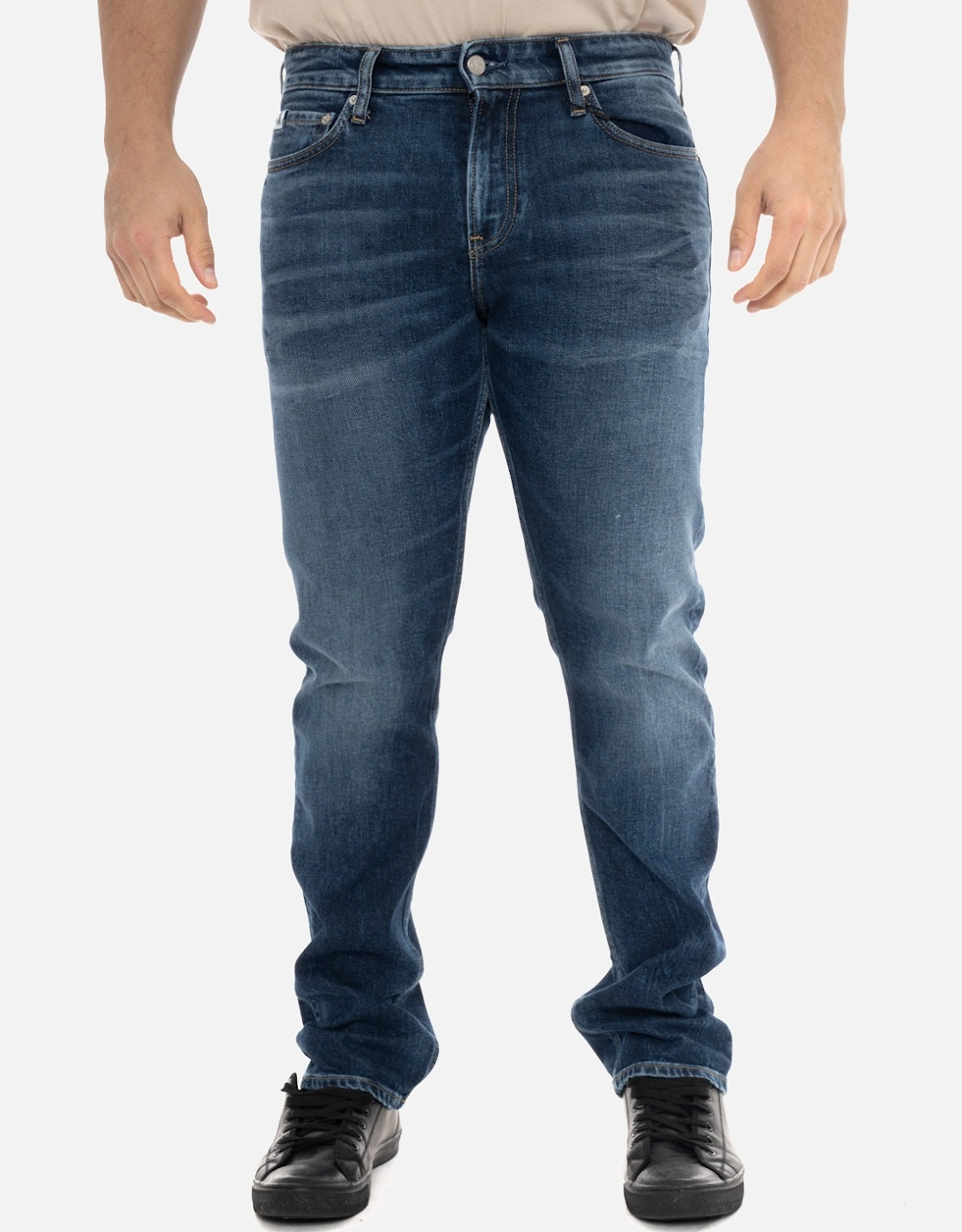 Mens Slim Fit Jeans (Blue), 7 of 6