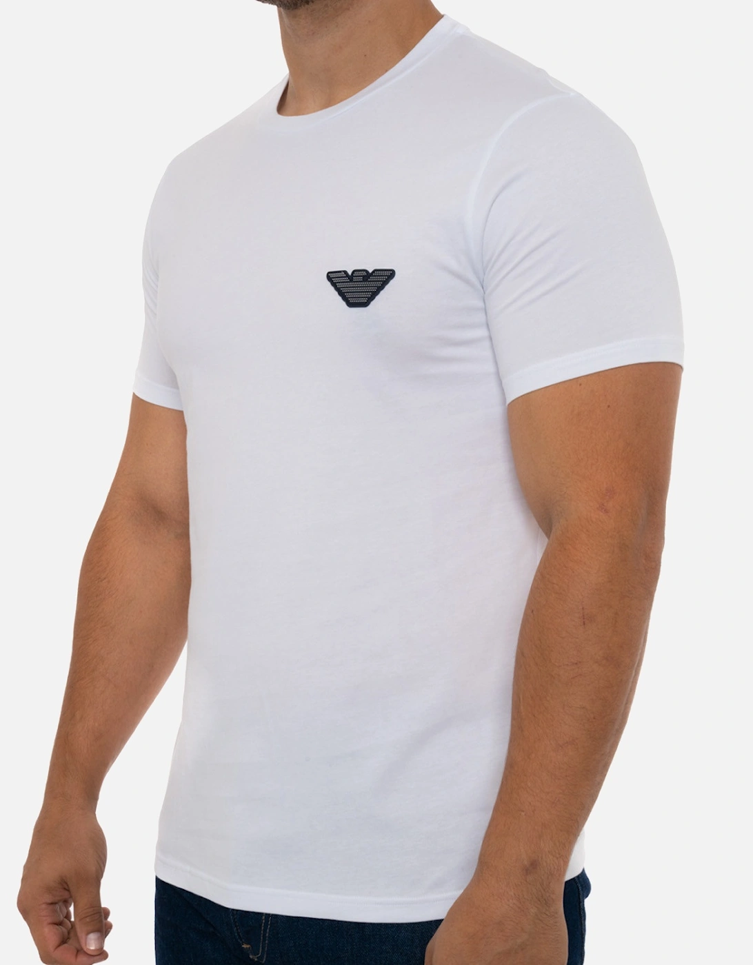 Underwear Mens Badge Logo T-Shirt (White)