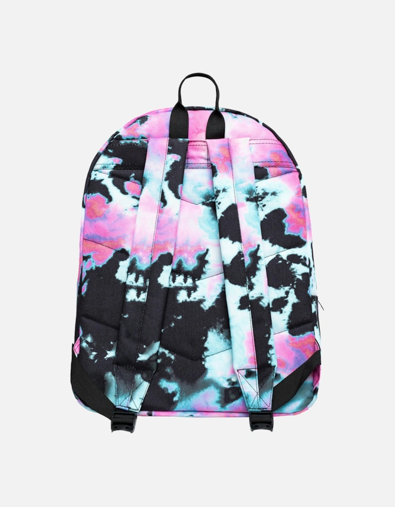 Tie-Dye Pattern Backpack (Black)