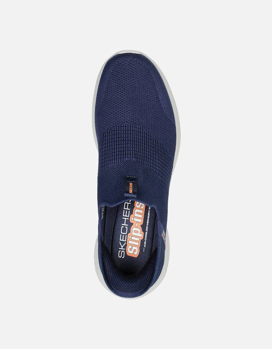 Mens Ultra Flex 3 Slip In Smooth Step Trainers (Navy)