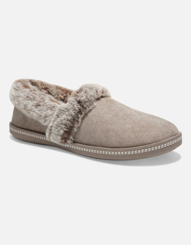 Womens Cozy Campfire Slippers (Taupe)