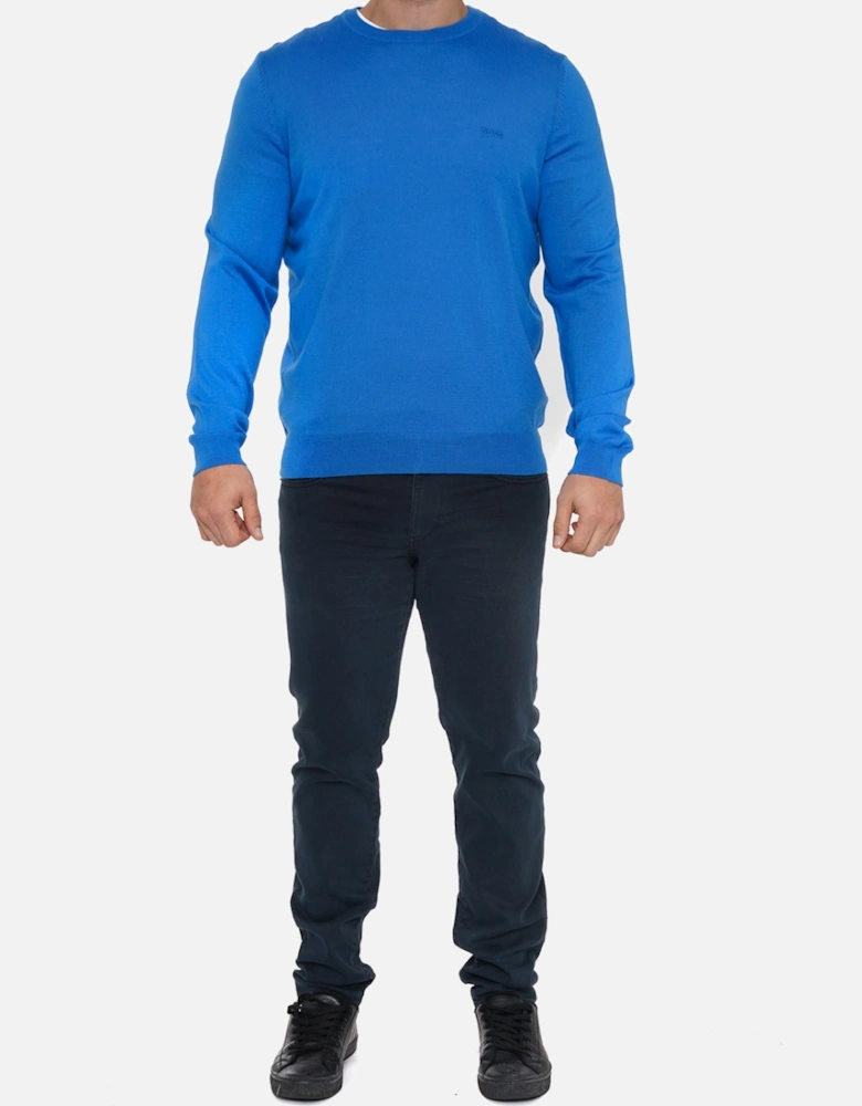 Mens Botto-L Knit Sweatshirt (Blue)