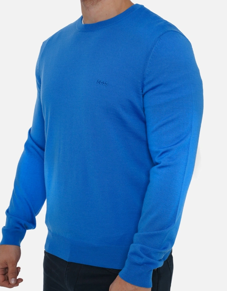 Mens Botto-L Knit Sweatshirt (Blue)