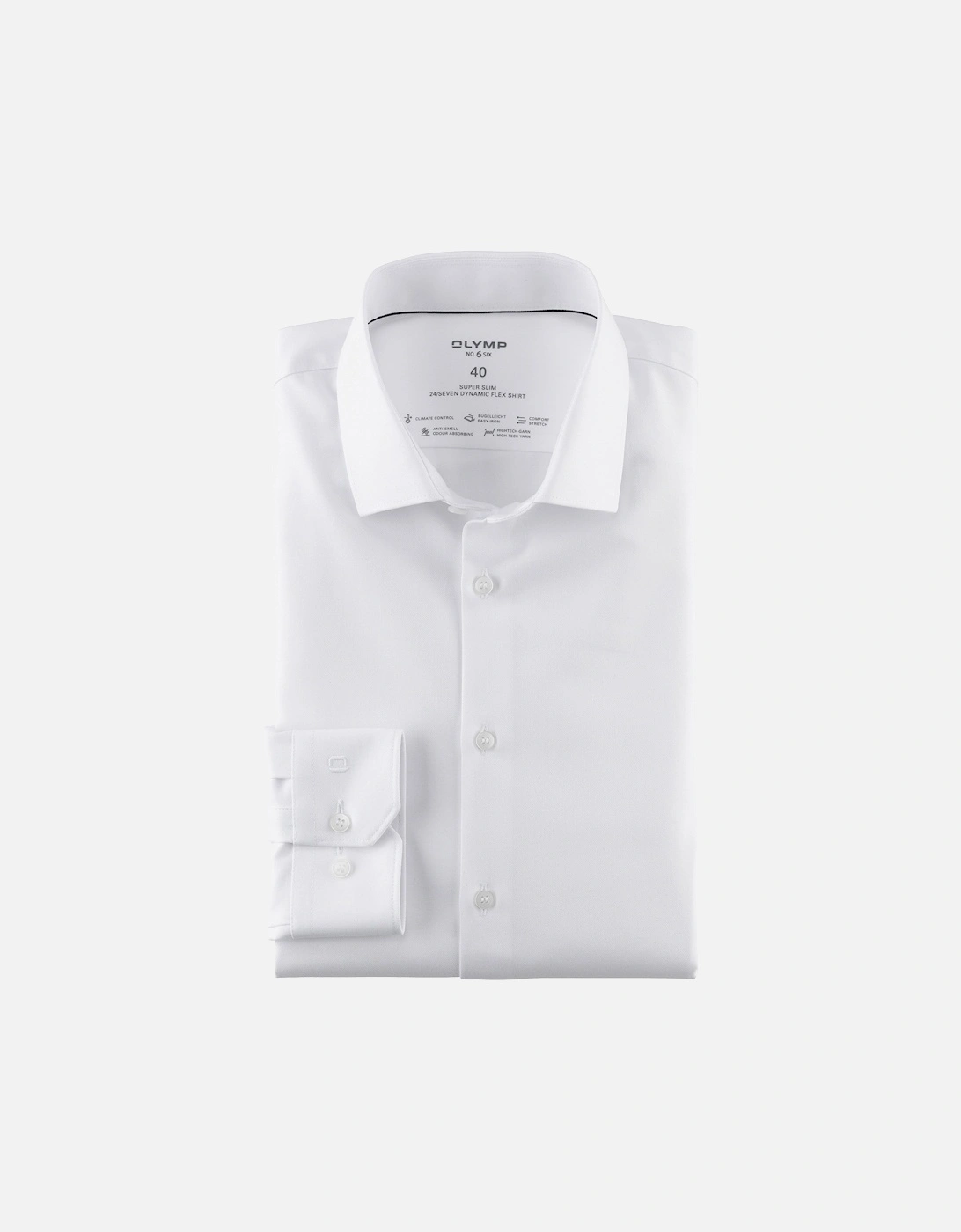 Mens Super Slim 24/7 Shirt (White), 5 of 4