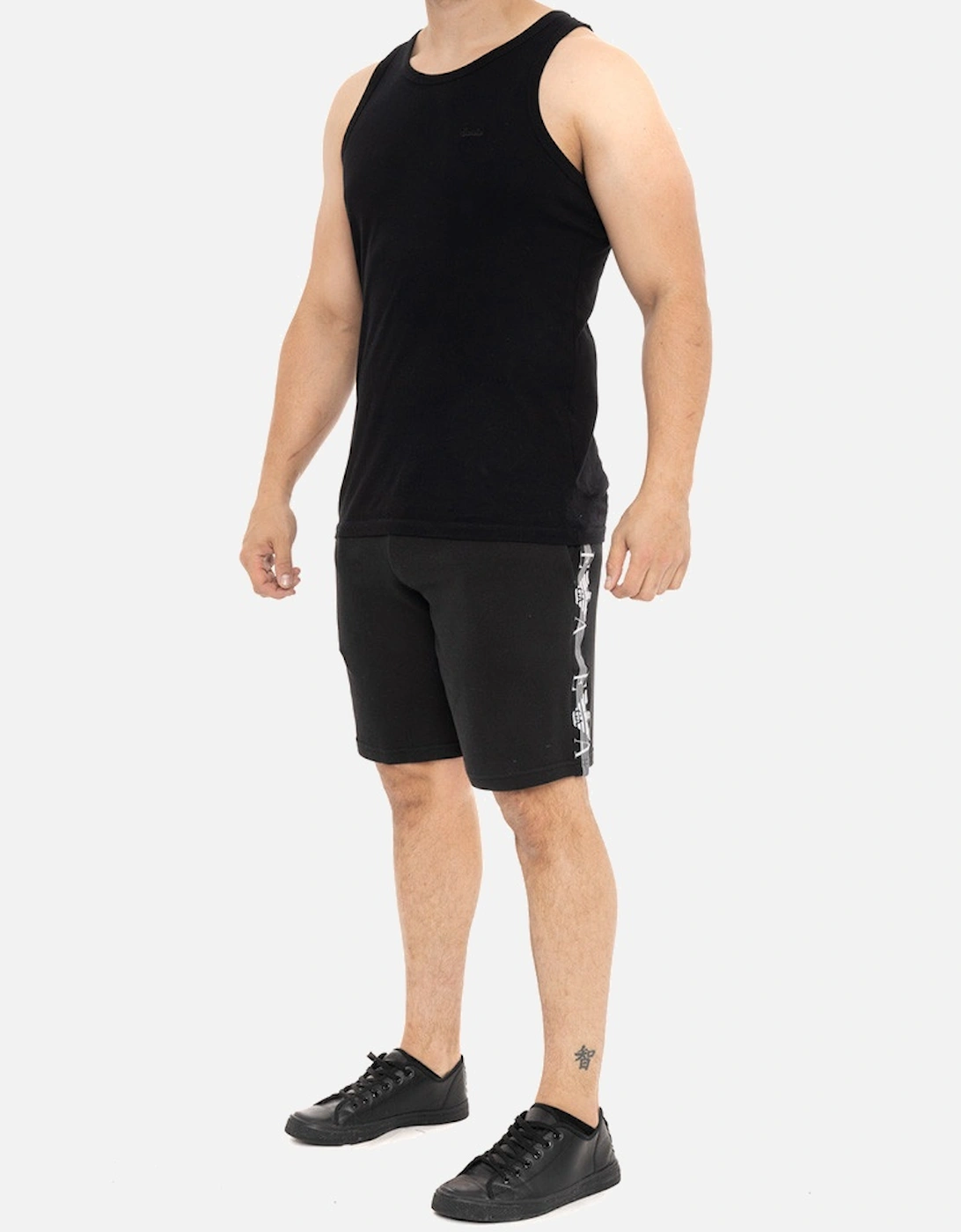 Mens Undwear Side Logo Shorts (Black)