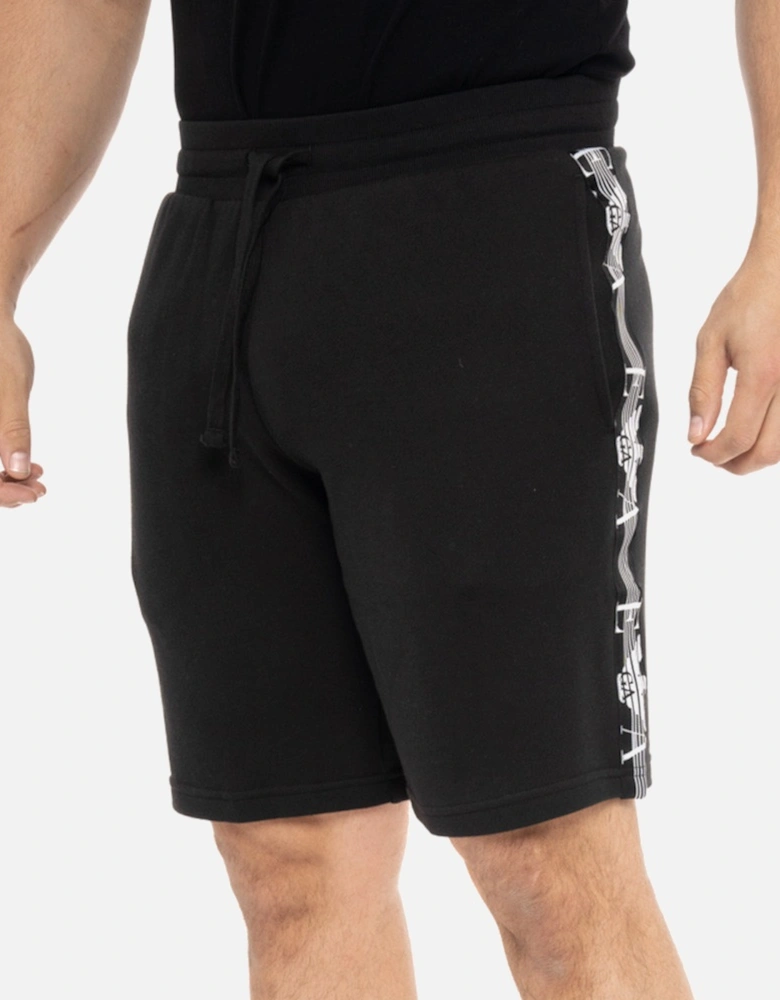 Mens Undwear Side Logo Shorts (Black)