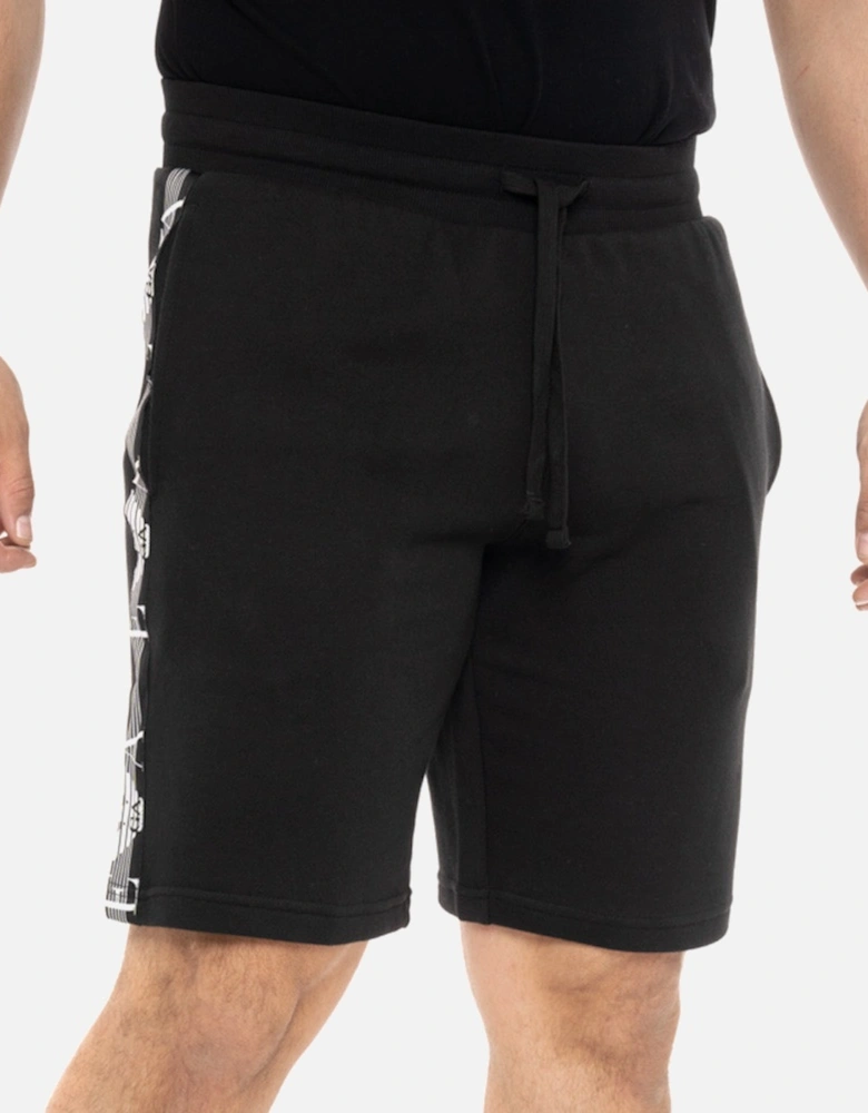 Mens Undwear Side Logo Shorts (Black)