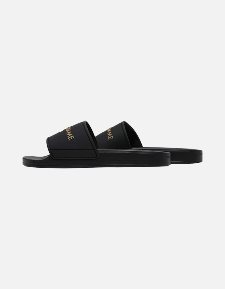 Mens Laguna Beach Sliders (Black/Gold)