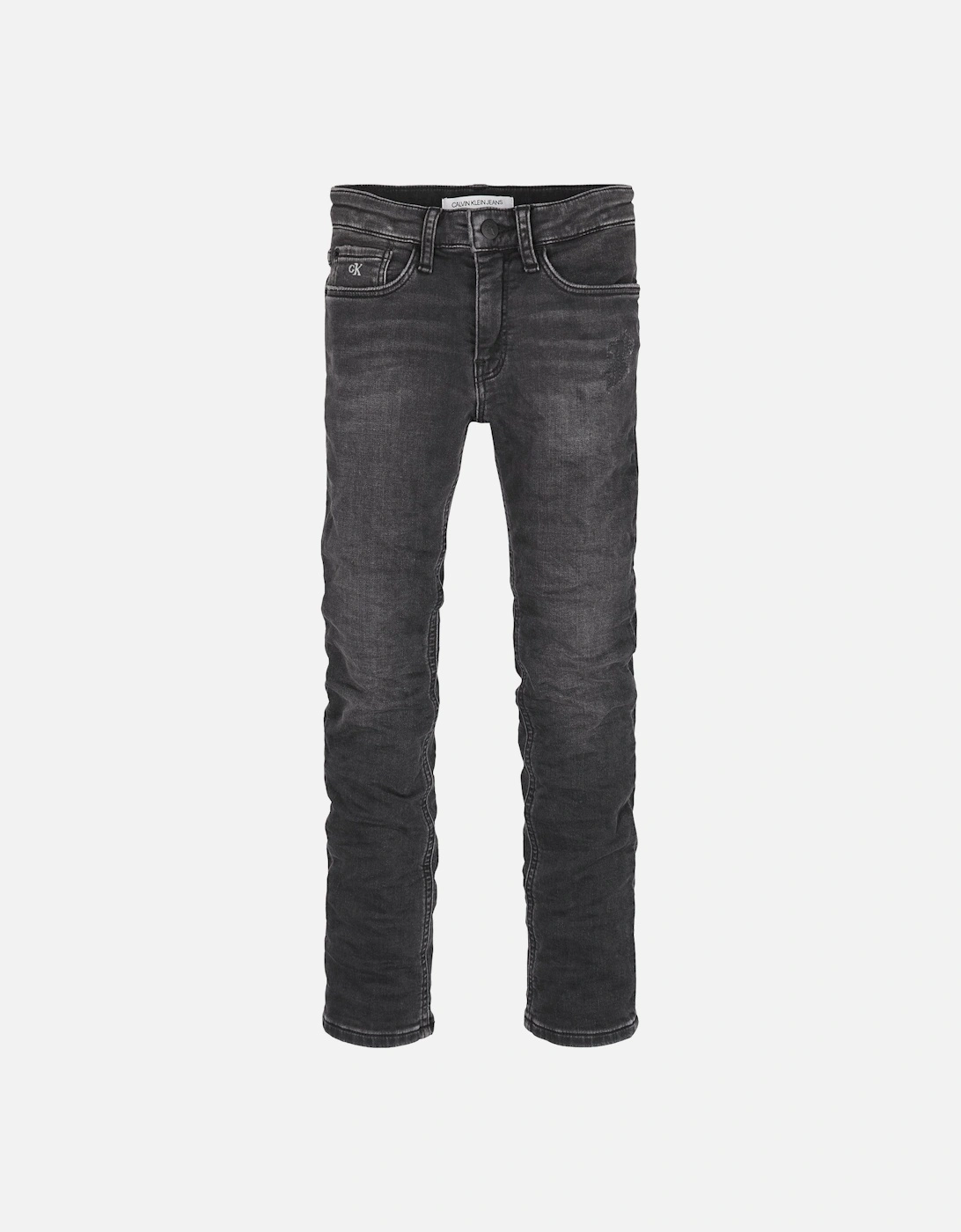 Juniors Slim Stretch Jeans (Black), 3 of 2