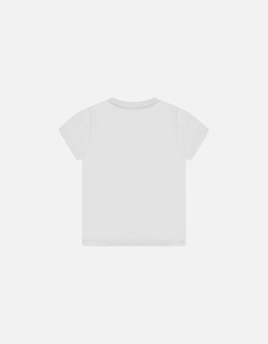 Juniors Diamante Logo T-Shirt (White)