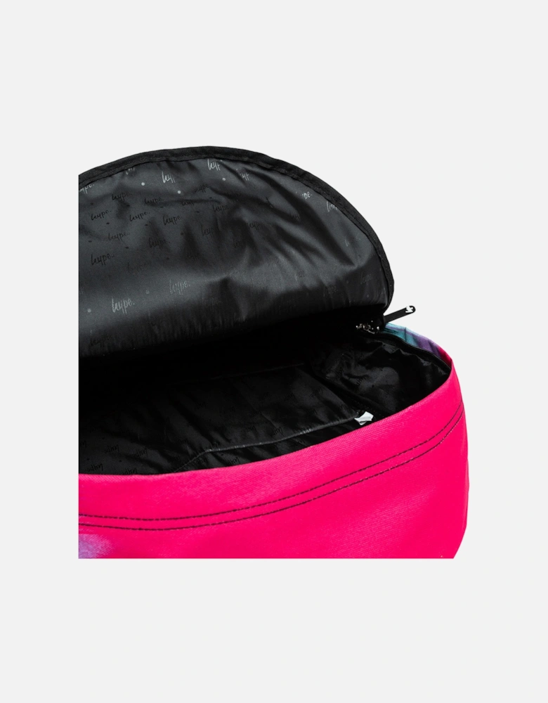 Pink Drip Crest Backpack (Pink)