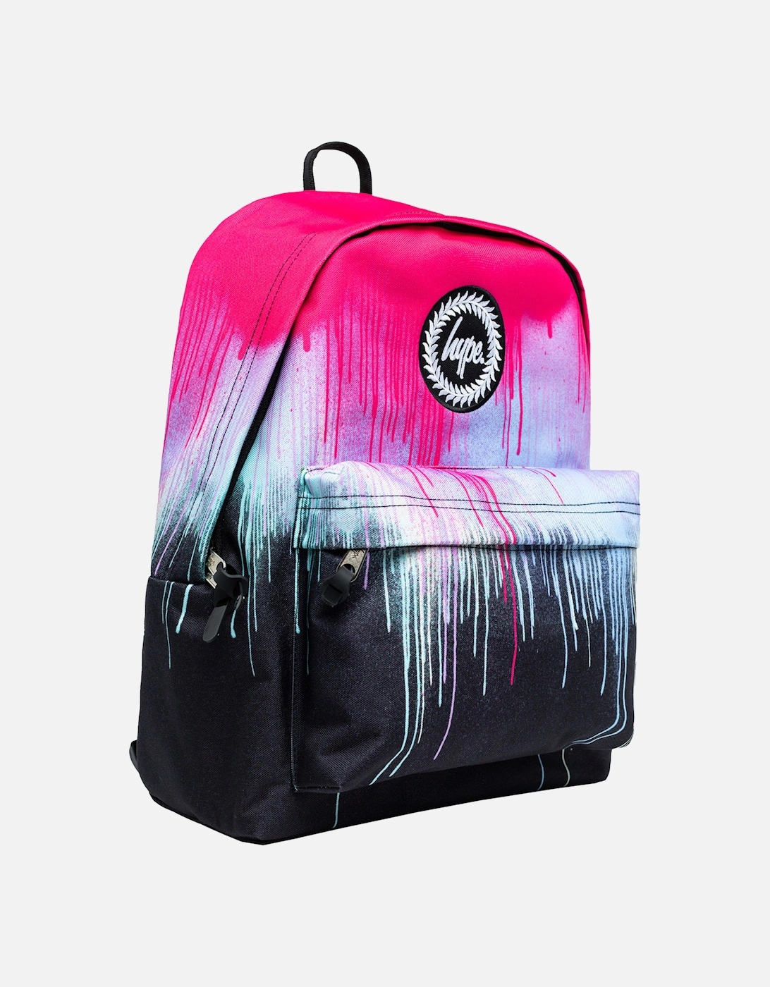 Pink Drip Crest Backpack (Pink)