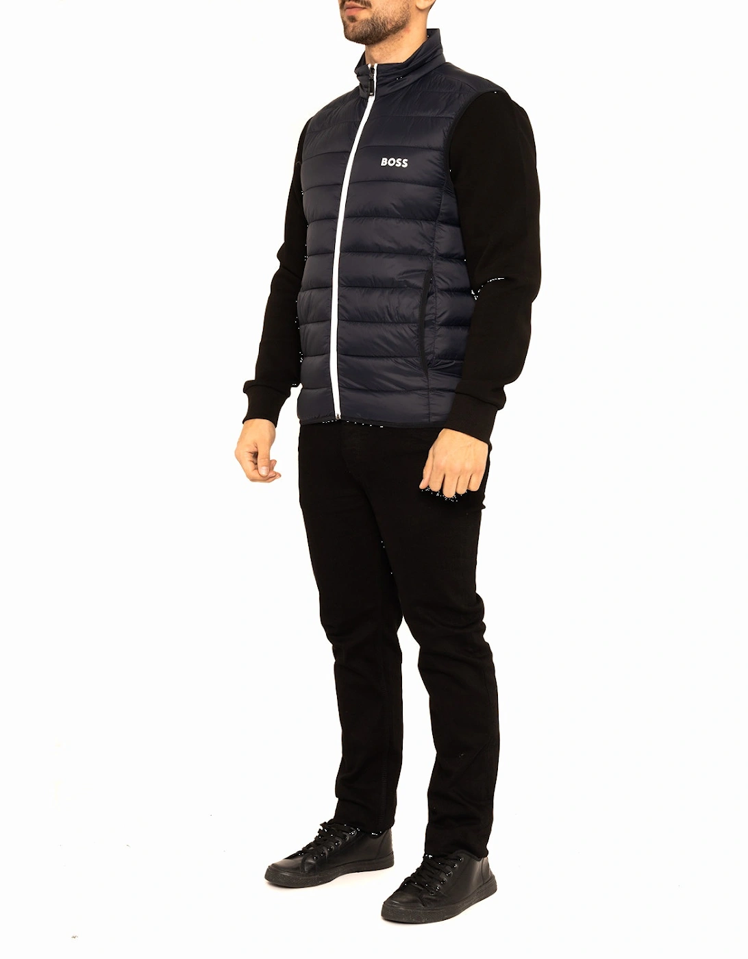 Boss Mens Athleisure V Thor Gilet (Dark Blue)