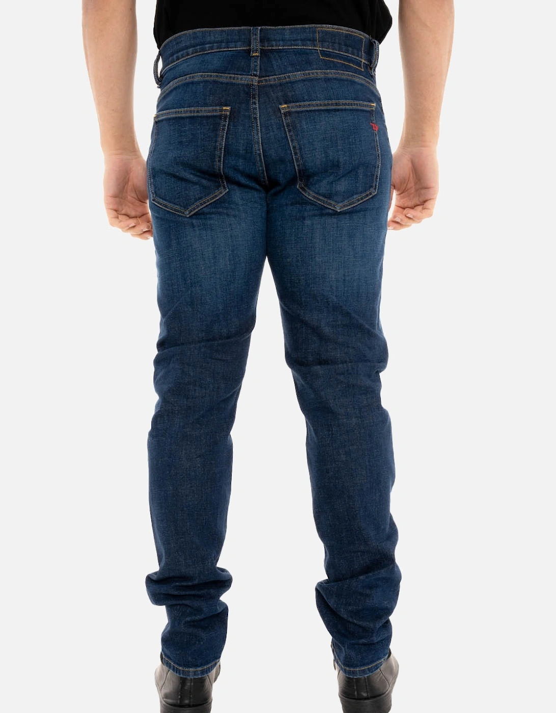 Mens D-Strukt 09B90 Slim Fit Jeans (Blue)