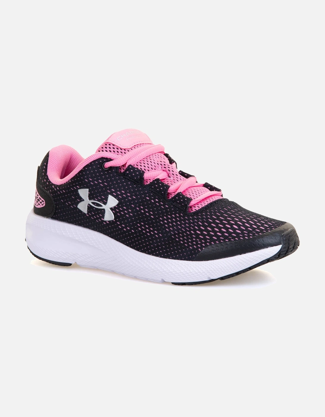 Youths Charged Persuit 2 Trainers (Black/Pink), 6 of 5