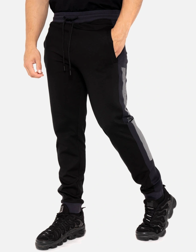 Mens Reflex Shark Leg Logo Pants (Black)