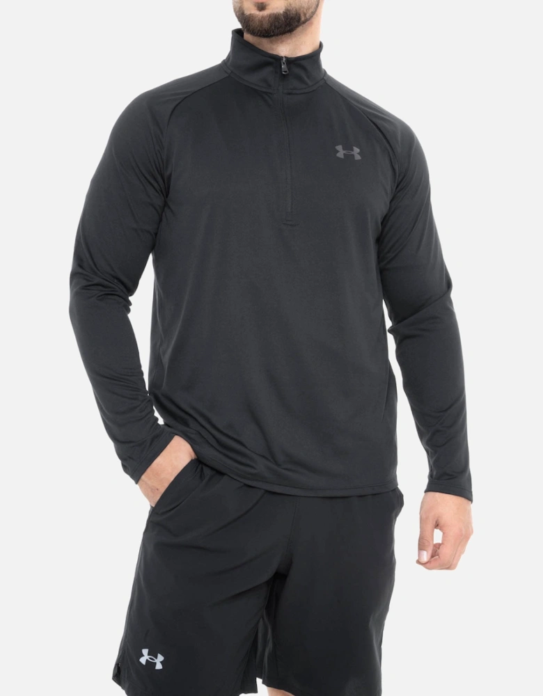 Mens ¼ Zip Top (Black)