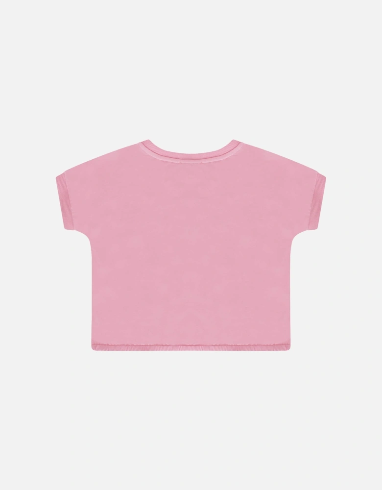 Juniors Toy Logo Glasses T-Shirt (Pink)