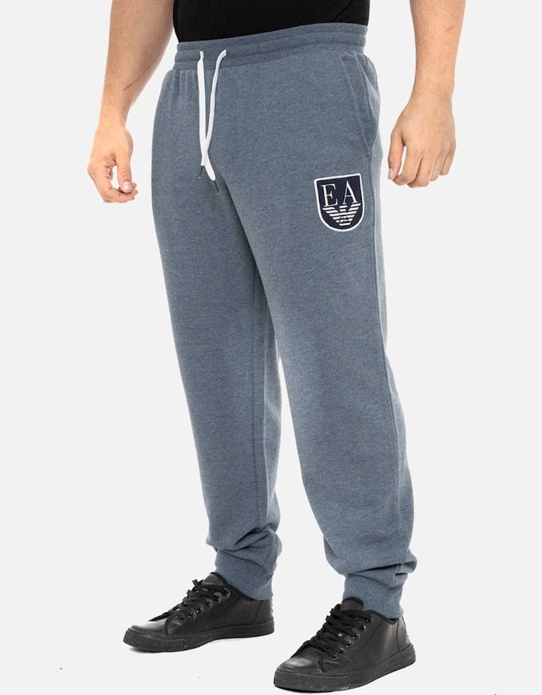 Underwear Mens Badge Joggers (Denim Blue), 7 of 6