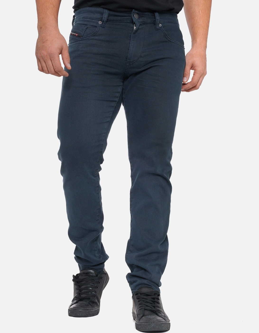 Mens D-Strukt Slim Fit Jeans (Medium Blue)