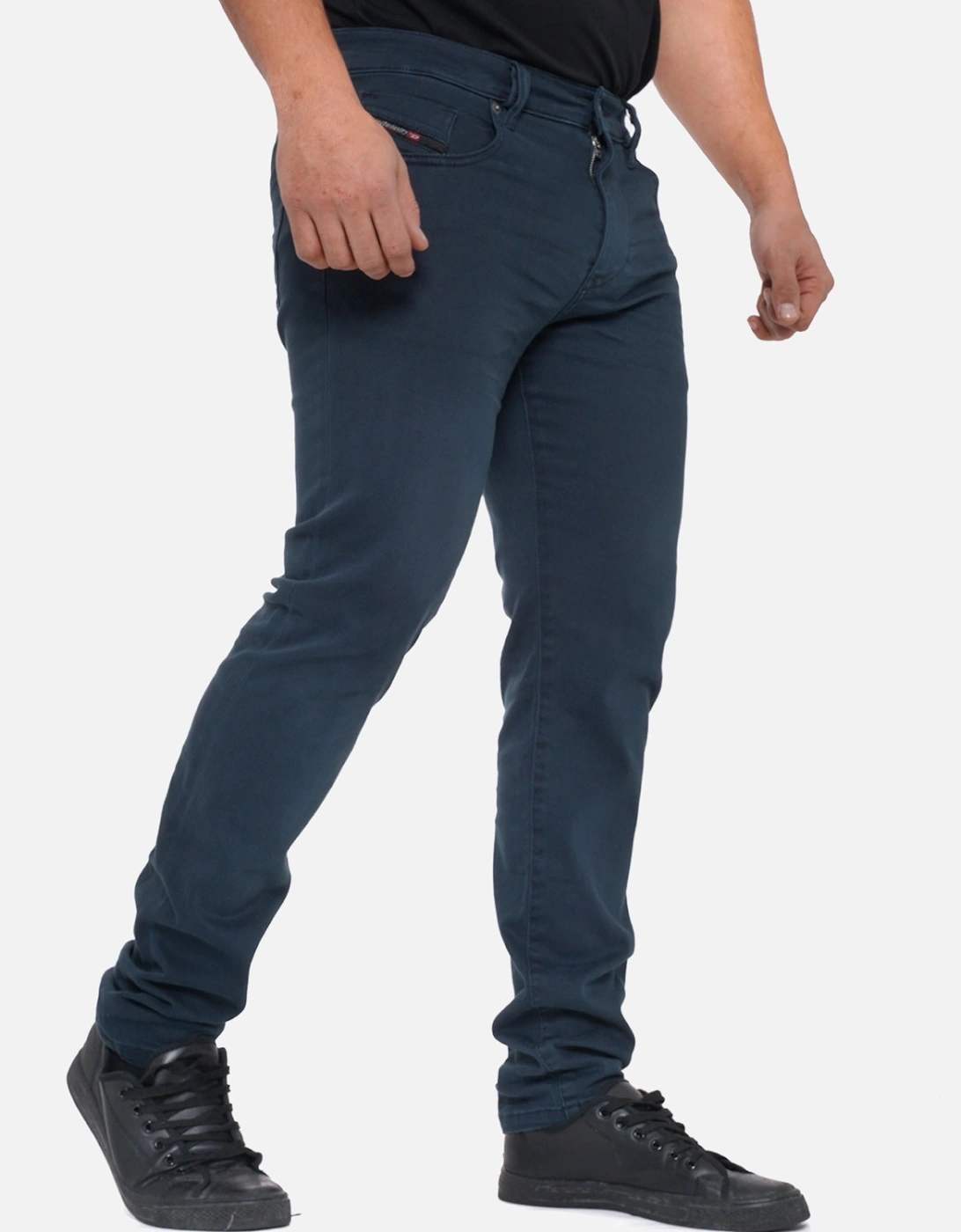 Mens D-Strukt Slim Fit Jeans (Medium Blue)