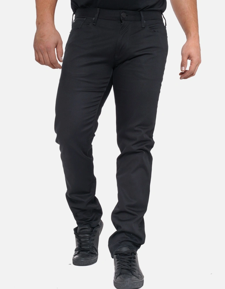 Mens J06 Slim Fit Jeans (Black)