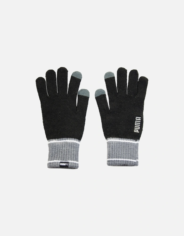 Mens Knit Gloves (Black)