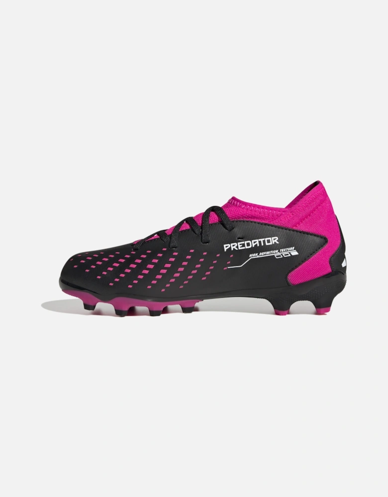 Youths Predator Accuracy.3 Football Boots (Black/Pink)