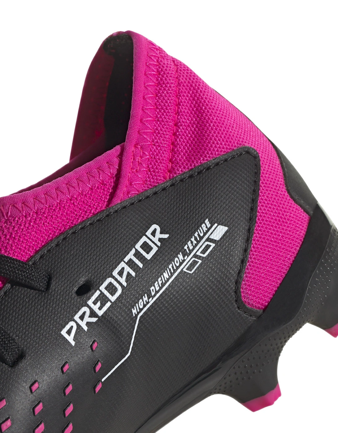 Youths Predator Accuracy.3 Football Boots (Black/Pink)