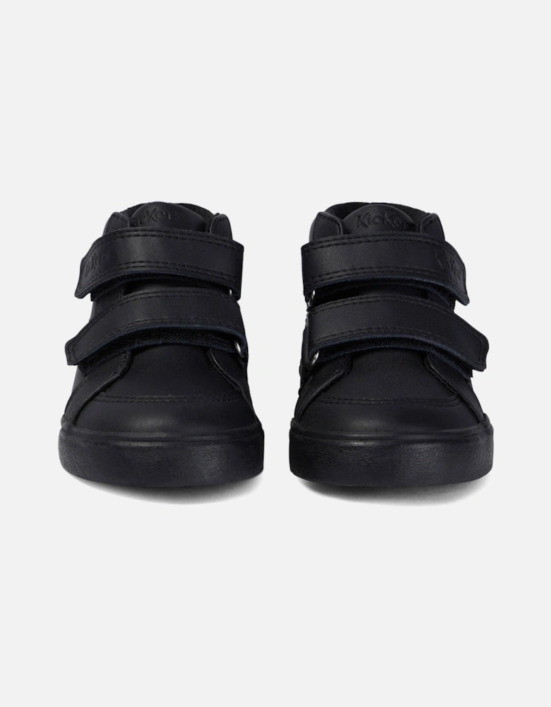 Infants Tovni Hi Leather Shoes (Black)
