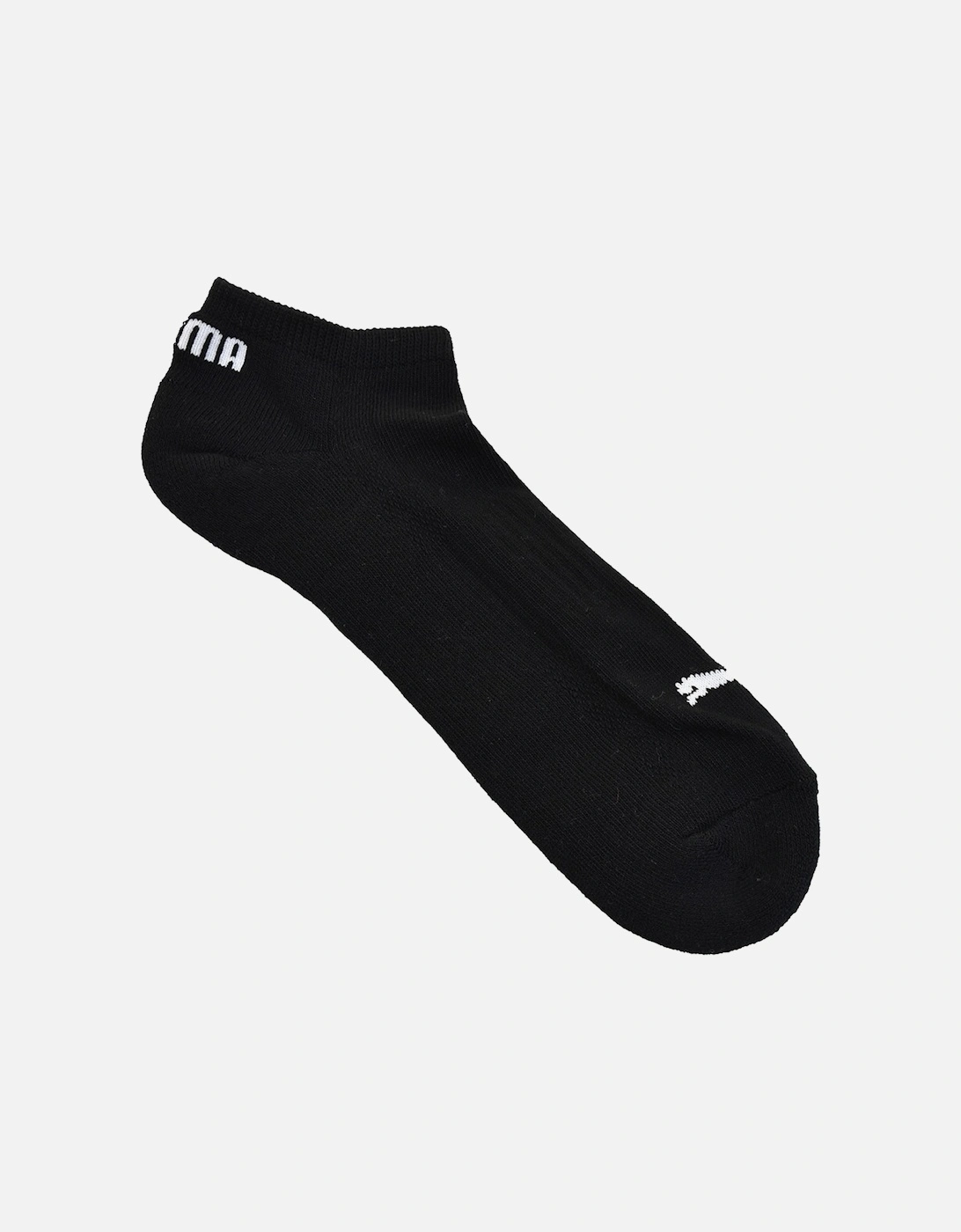 Mens Sneaker No Show Cushioned Socks (Black)