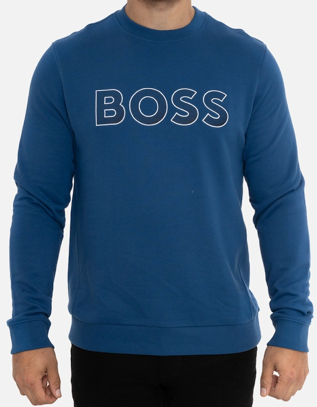 Mens Salbo Iconic Crew Sweatshirt (Royal Blue), 8 of 7