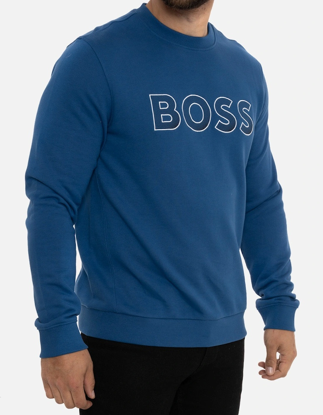 Mens Salbo Iconic Crew Sweatshirt (Royal Blue)