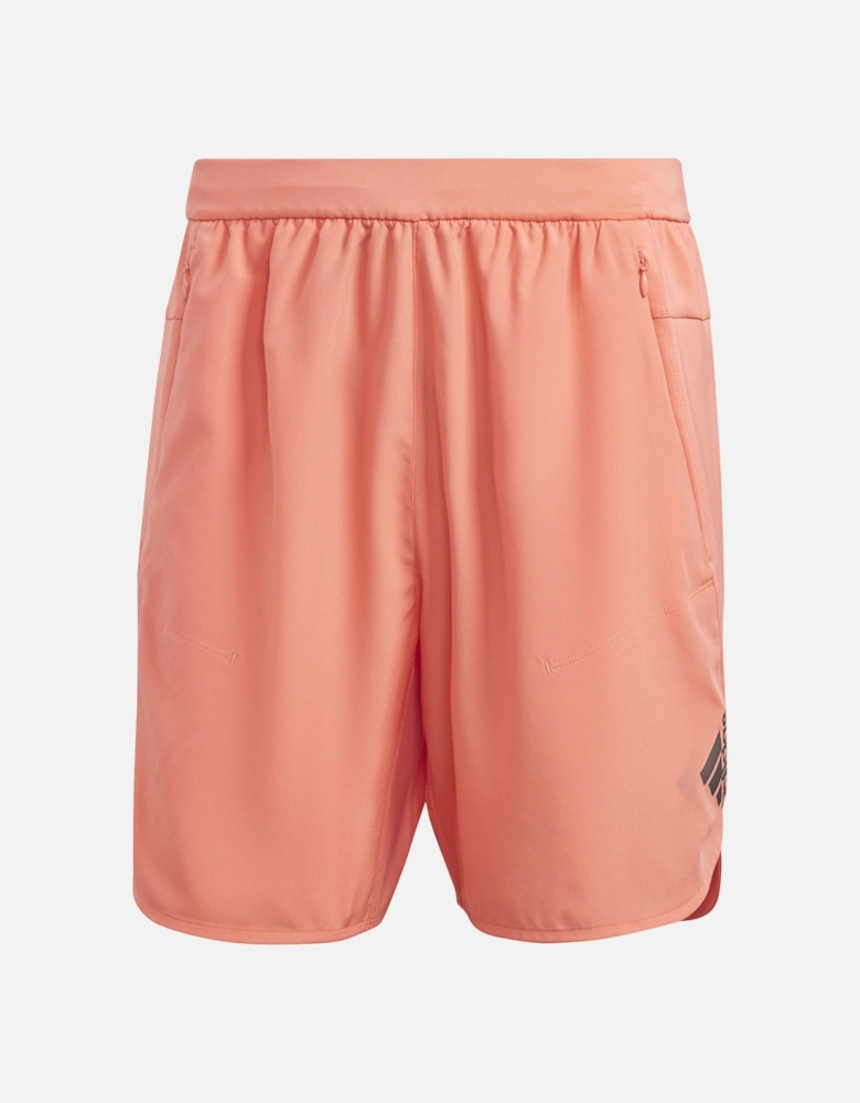 Mens D4 7" Training Shorts (Orange)