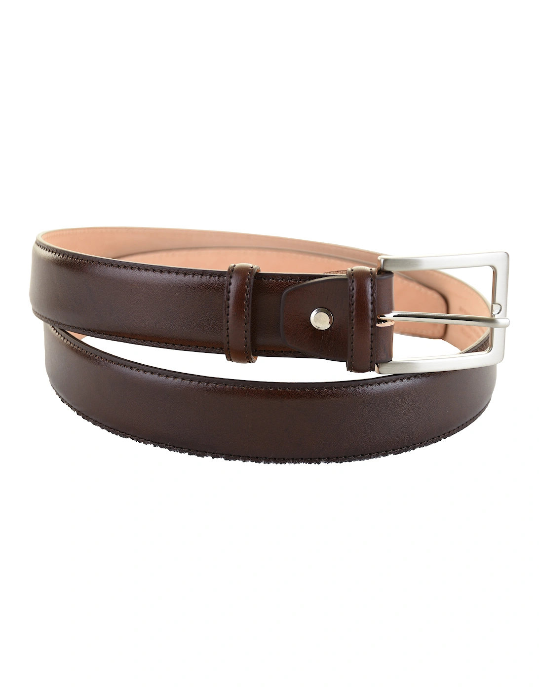 Mens Genuine Leather Belt (Brown), 5 of 4