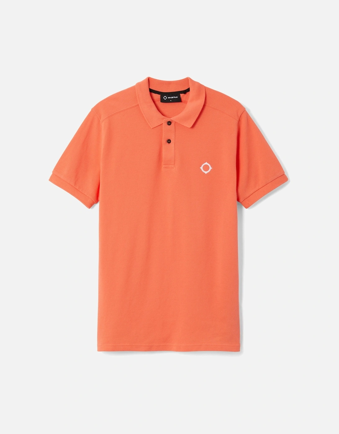 Mens S/S Pique Polo Shirt (Orange), 4 of 3