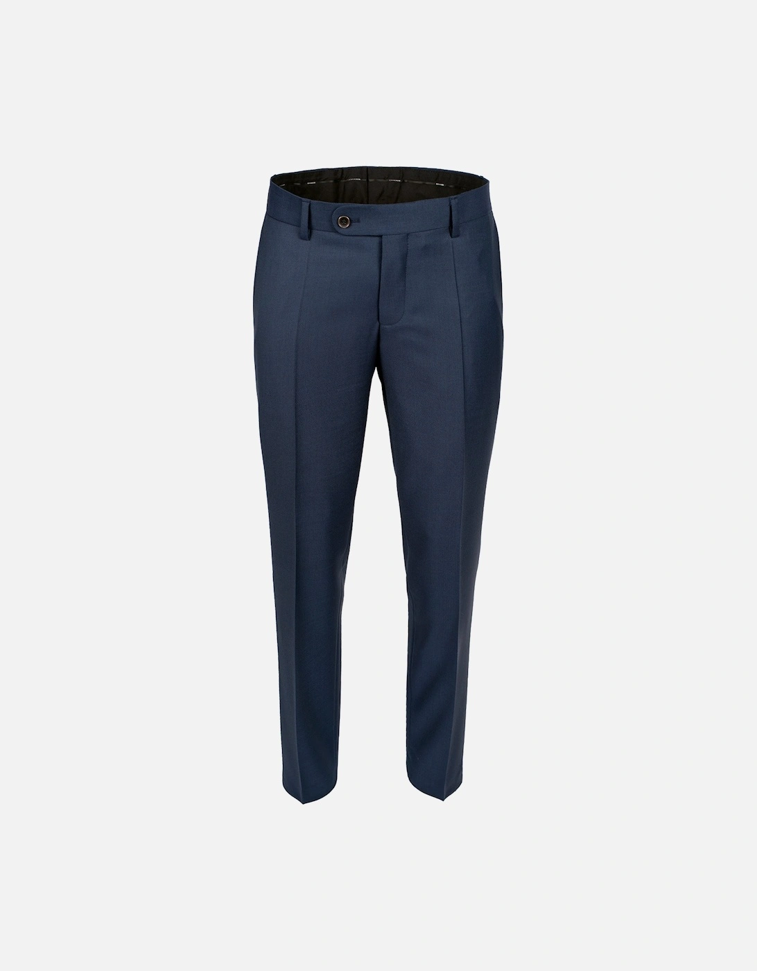 Mens Pure Wool Suit Trousers (Blue), 4 of 3