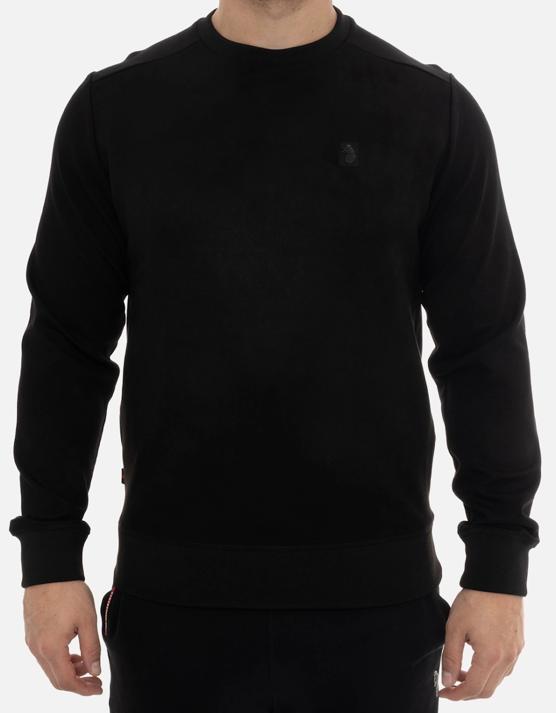 Luke Mens Torin Sweatshirt (Black), 7 of 6