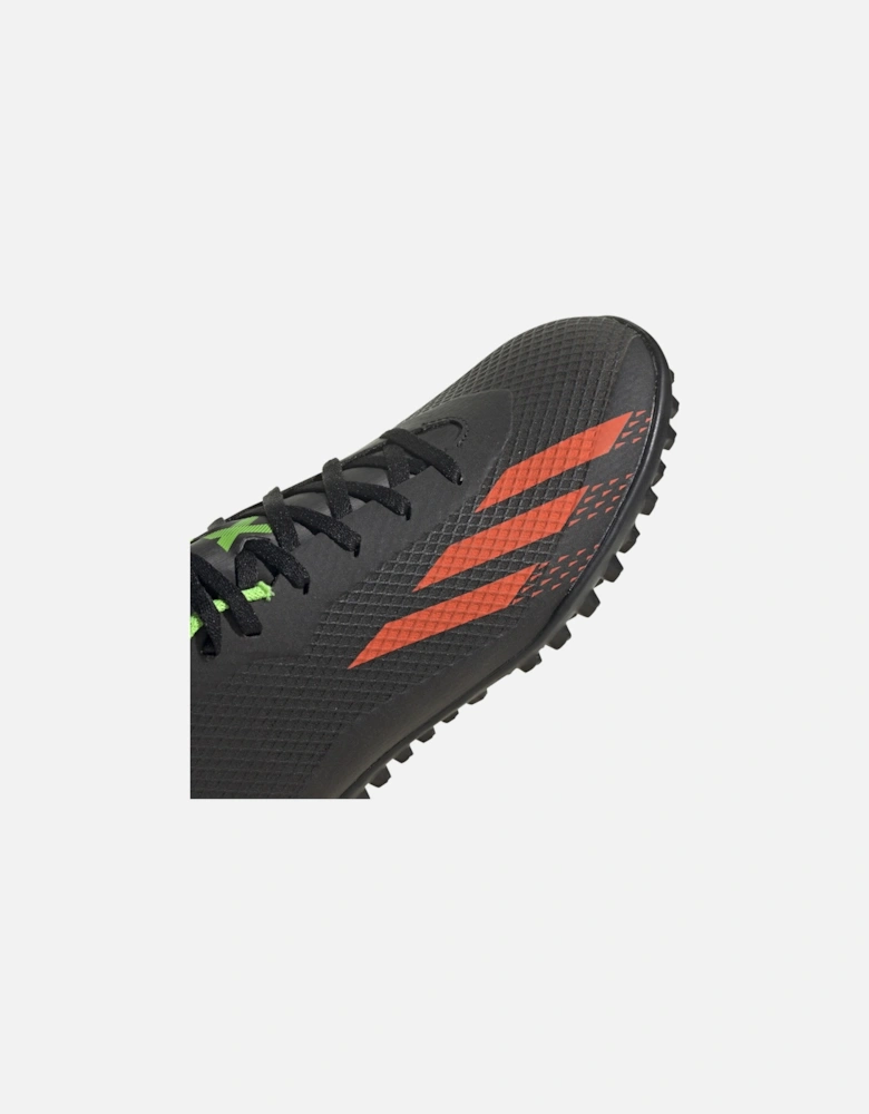 X Mens Speedportal 4 TF Football Boots (Black)