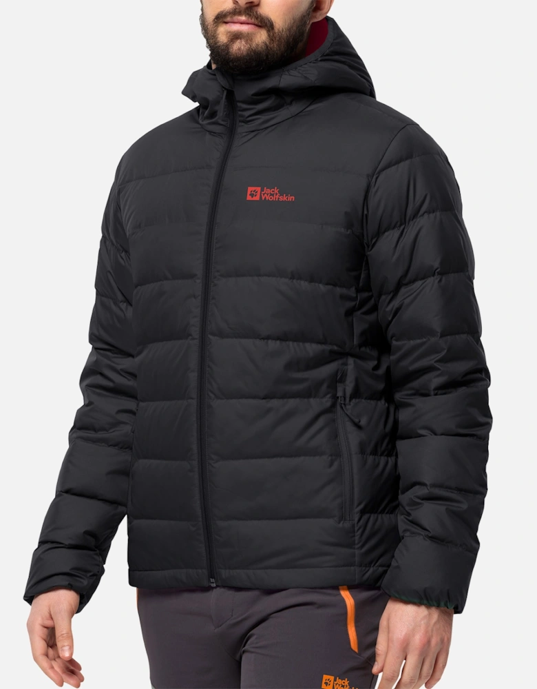 Mens Ather Down Hooded Jacket (Phantom)