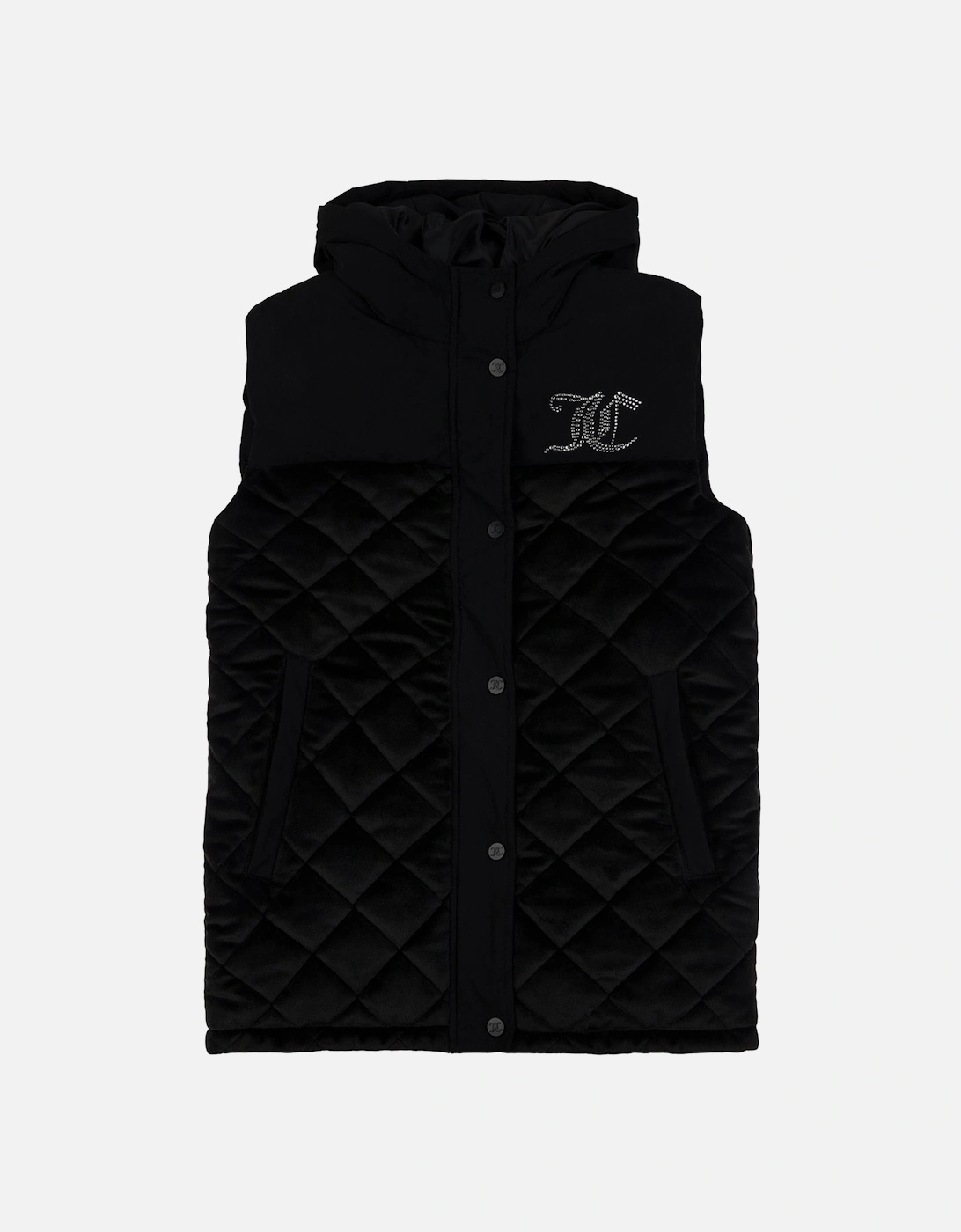 Youths Quilted Gilet (Black), 4 of 3