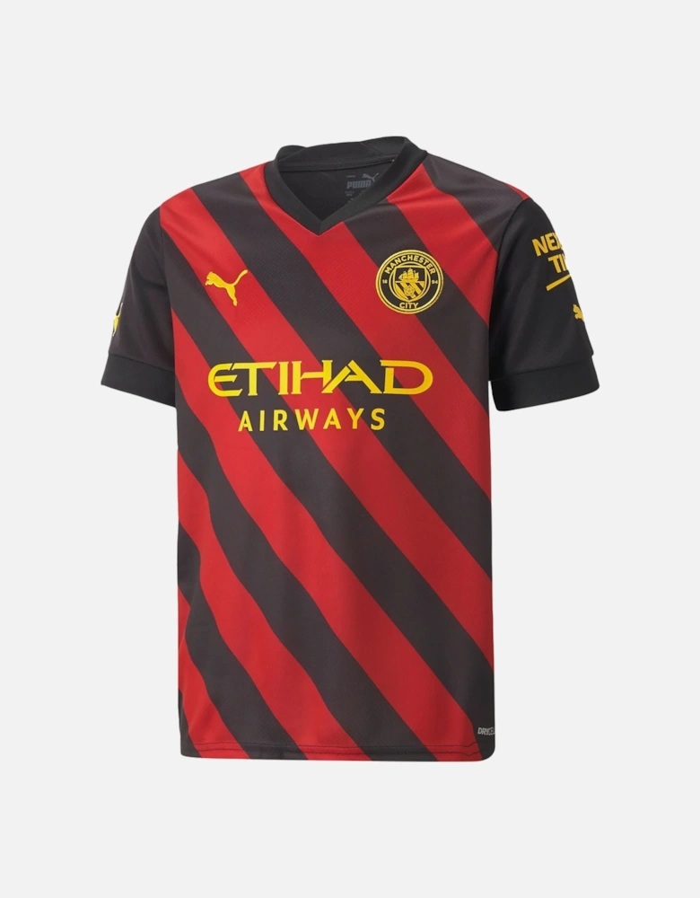 Juniors Man City Away 22/23 Shirt (Black)