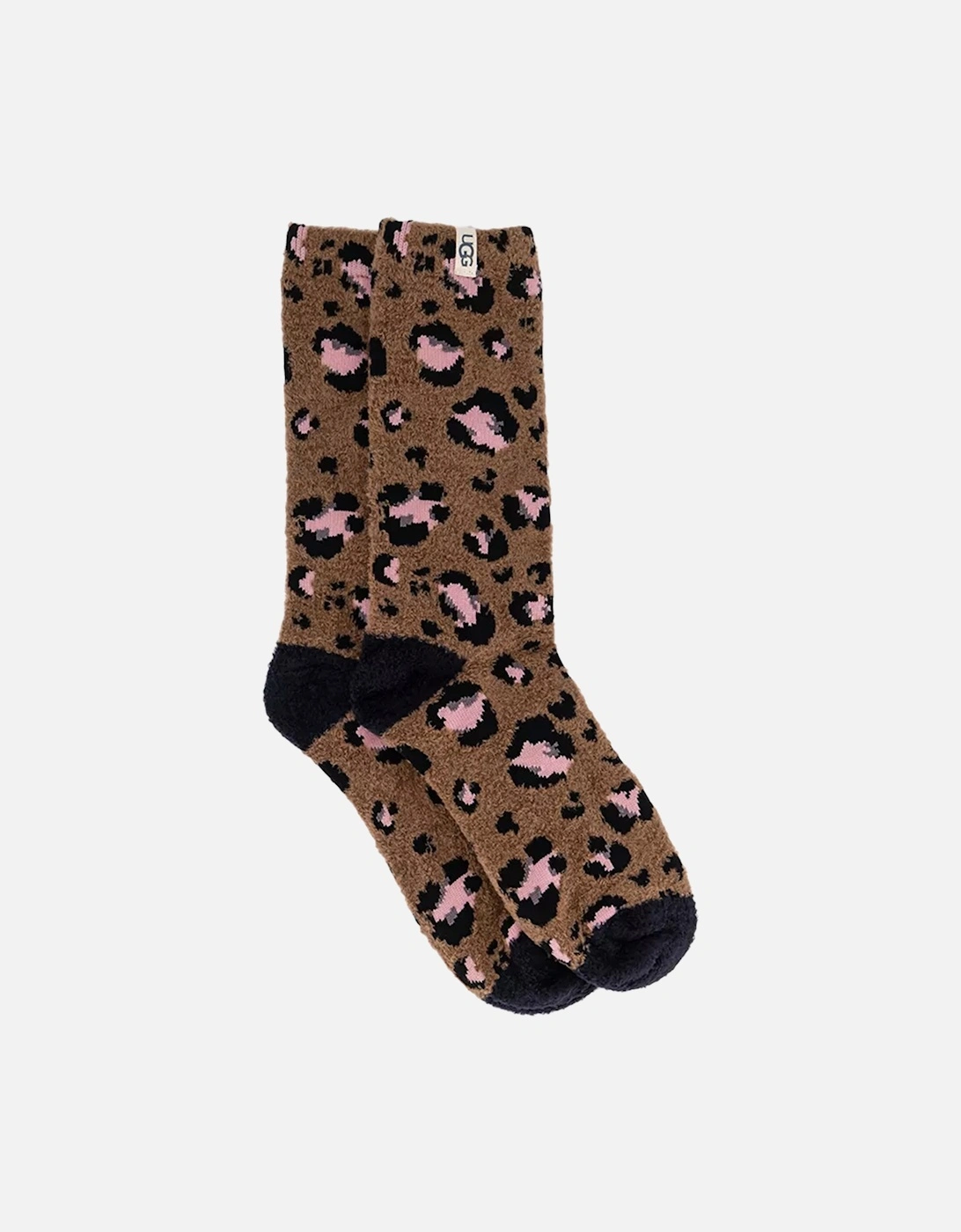 Womens Leslie Graphic Socks (Leopard)