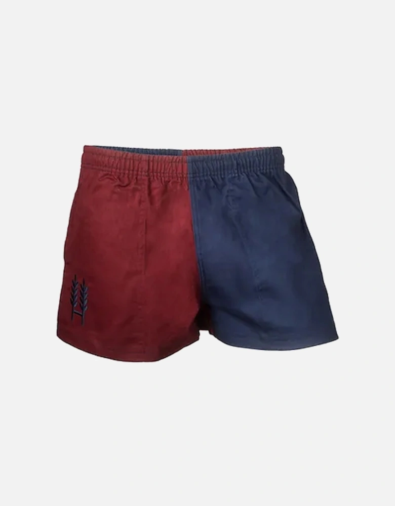 Harlequin Shorts Claret/Blue