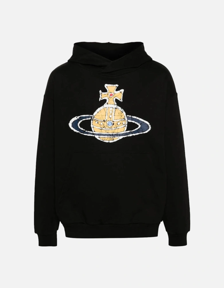 Time Machine Pullover Hooded Top Black