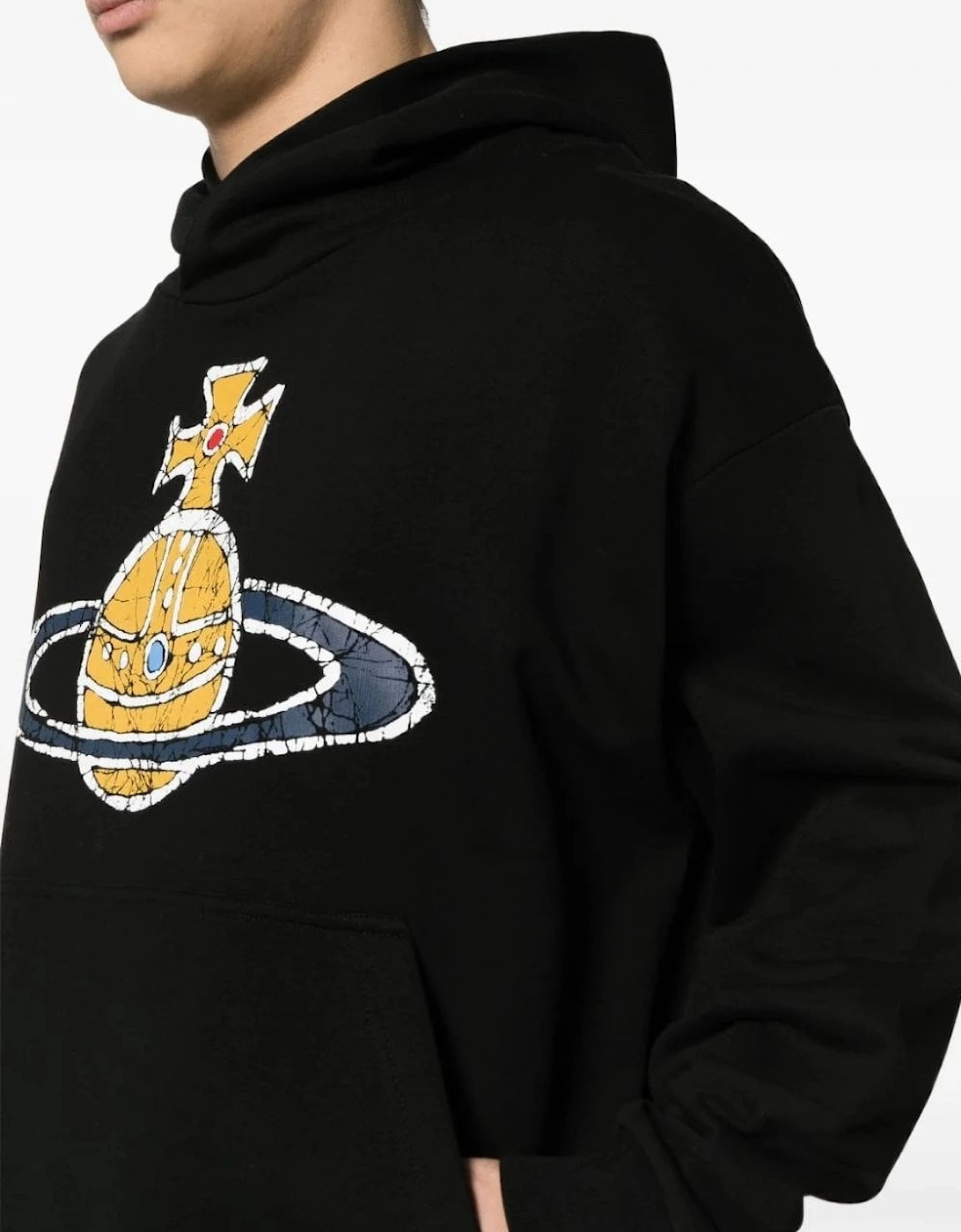 Time Machine Pullover Hooded Top Black